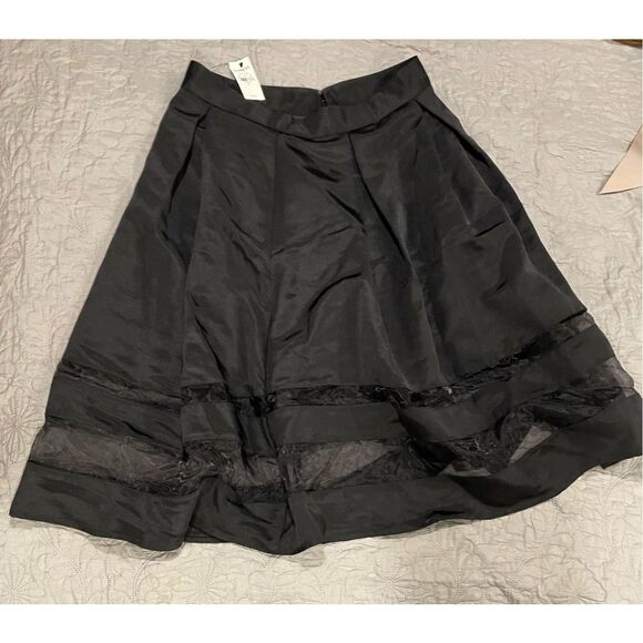 Express A Line Back Classy Tulle Skirt 8 New - Picture 1 of 7